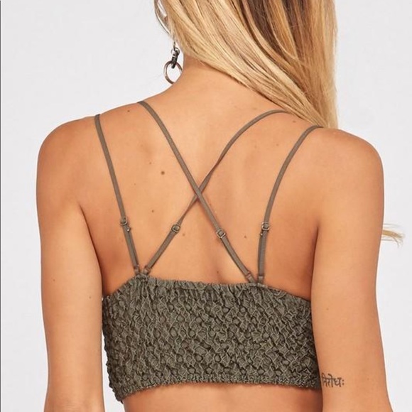 Blush Double Strap Scalloped Lace Bralette - Picture 2 of 3